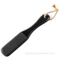 Foot File wooden foot file with long handle black color Manufactory